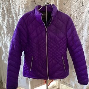 Women's Purple TEK GEAR Quilted Jacket Size M